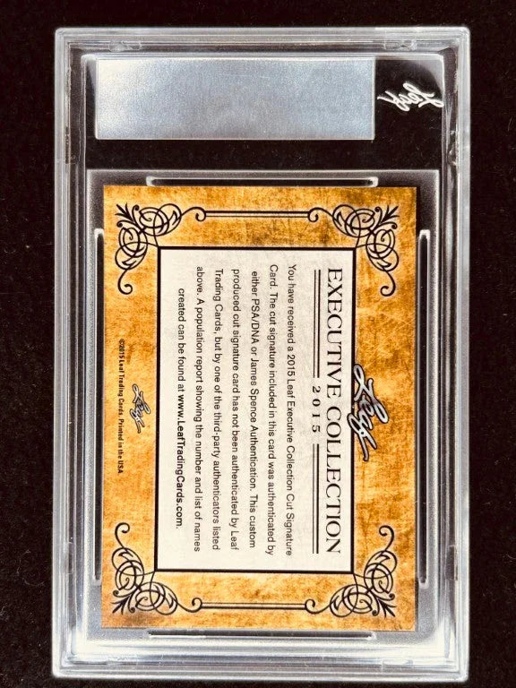 Joe Pantoliano 2015 Leaf Masterpiece Cut Signature certified signed card 1/1 JSA Matrix Memento - AutographsForSale.com