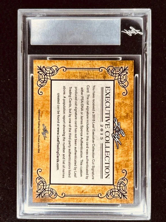 Joe Pantoliano 2015 Leaf Masterpiece Cut Signature certified signed card 1/1 JSA Matrix Memento - AutographsForSale.com