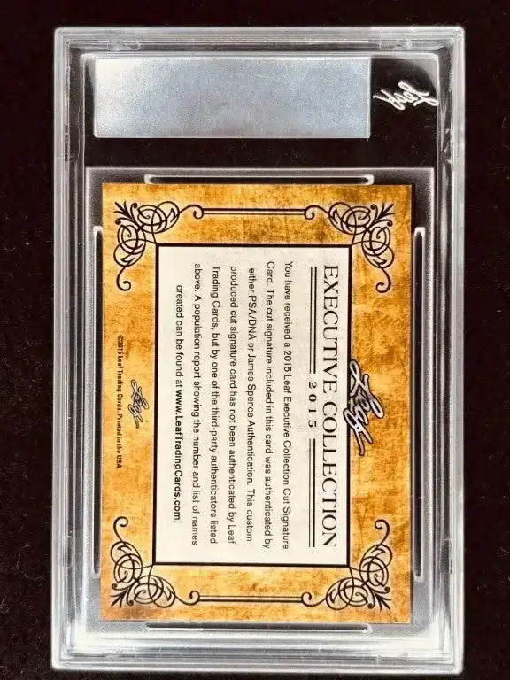 Joe Pantoliano 2015 Leaf Masterpiece Cut Signature certified signed card 1/1 JSA Matrix Memento - AutographsForSale.com