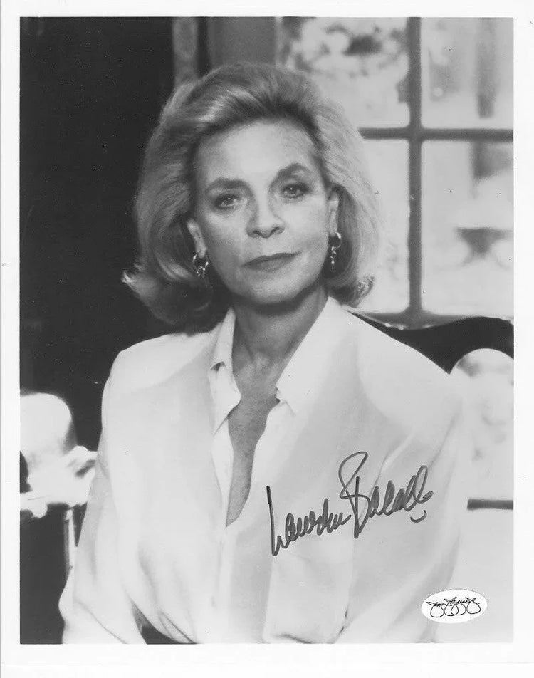 Lauren Bacall autographed 8x10 portrait photo JSA - AutographsForSale.com