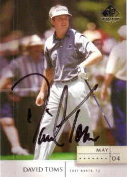 David Toms autographed 2004 SP Signature golf card - AutographsForSale.com