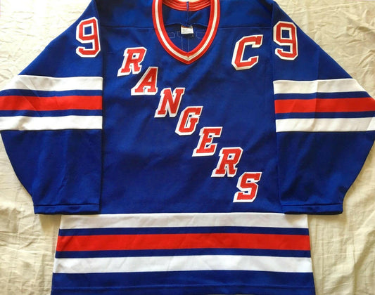 Wayne Gretzky NY Rangers Authentic CCM Blue retro jersey New - AutographsForSale.com