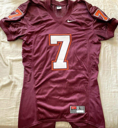 Michael Vick signed Nike jersey Virginia Tech HOF Schwartz - AutographsForSale.com