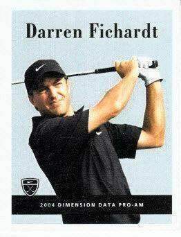 Darren Fichardt 2004 Nike golf promo card - AutographsForSale.com