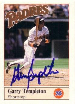 Garry Templeton signed San Diego Padres 1990 Unocal 76 card - AutographsForSale.com
