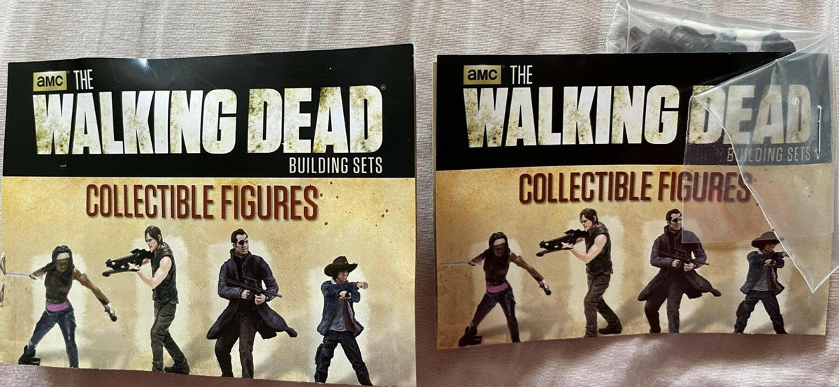 Walking Dead McFarlane Building Sets Collectibles Figures (2 unopened packages) - AutographsForSale.com