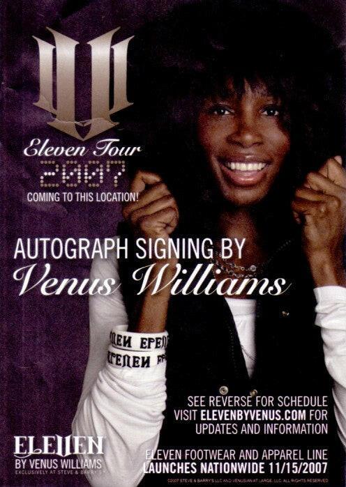 Venus Williams signed Eleven promotional 8.5x11 photo JSA - AutographsForSale.com