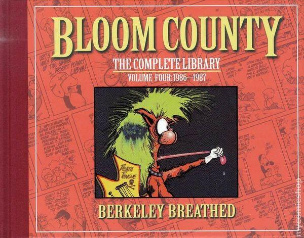 Berke Breathed signed Bloom County Complete Library Volume 4 book Binkley Remarqued - AutographsForSale.com