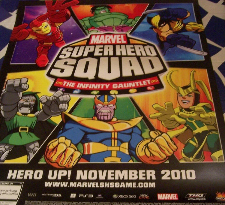 Marvel Super Hero Squad 2010 Comic-Con 22x28 promo poster - AutographsForSale.com