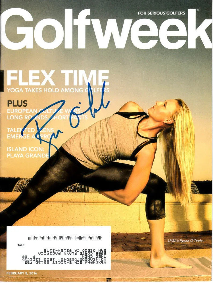Ryann O'Toole autographed 2016 Golfweek magazine - AutographsForSale.com