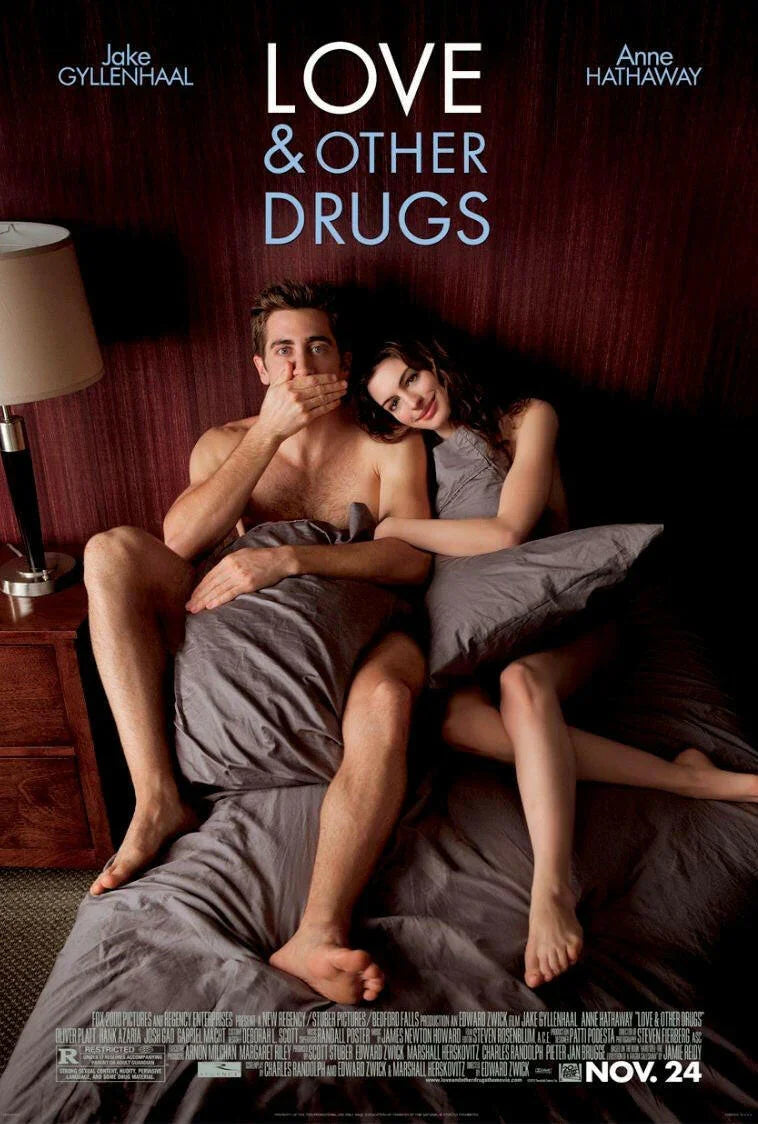 Love & Other Drugs mini poster Jake Gyllenhaal Anne Hathaway - AutographsForSale.com