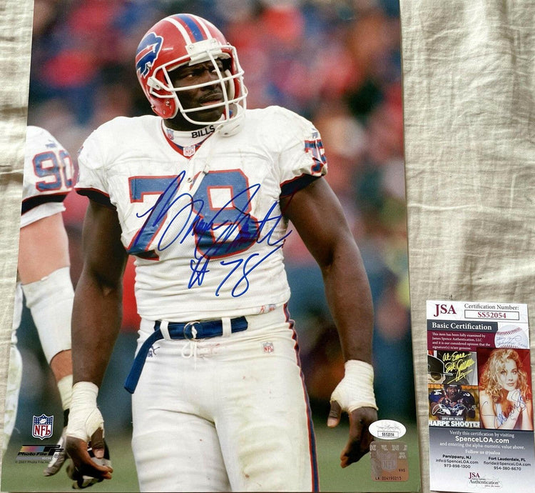Bruce Smith autographed Buffalo Bills 11x14 photo JSA - AutographsForSale.com
