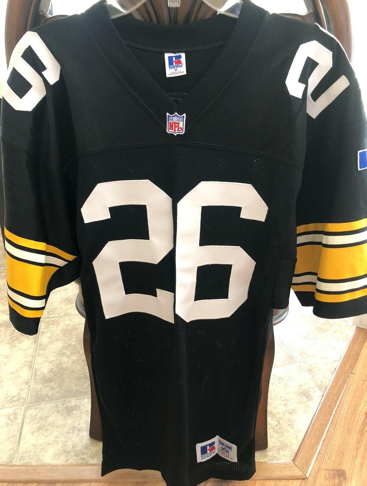 Rod Woodson Pittsburgh Steelers 1991 Russell Athletic stitched black jersey - AutographsForSale.com