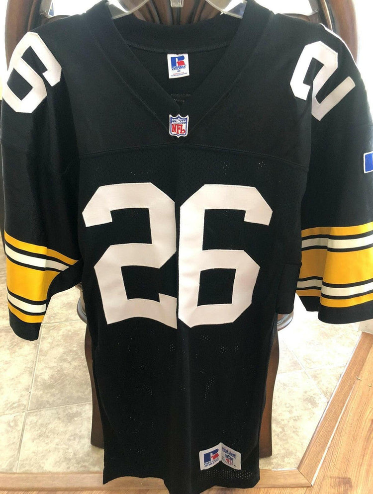 Rod Woodson Steelers 1991 Russell Athletic black jersey - AutographsForSale.com