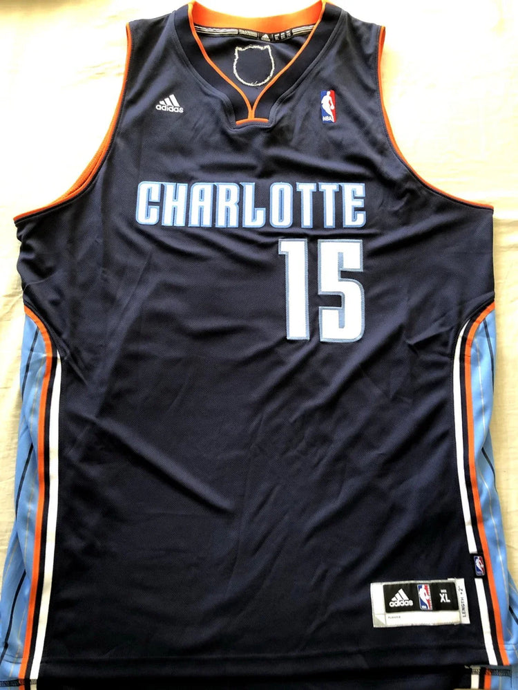 Kemba Walker Charlotte Bobcats Adidas 2012 2013 2014 blue jersey - AutographsForSale.com