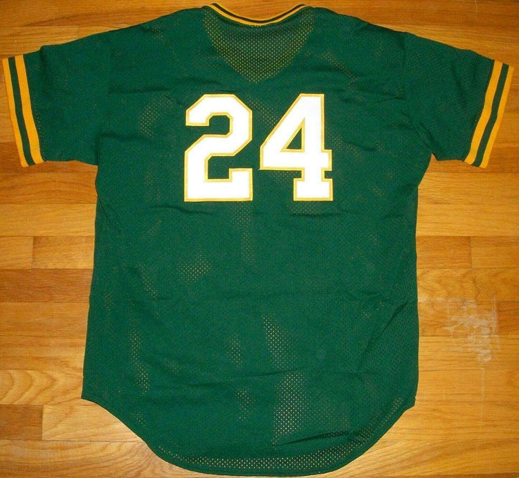 Rickey Henderson 1991 Oakland A’s Rawlings Batting Practice jersey - AutographsForSale.com