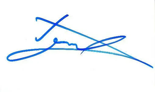 Luke Donald autographed blank business card - AutographsForSale.com