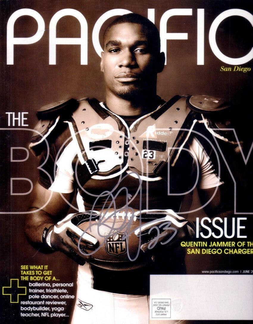 Quentin Jammer signed San Diego Chargers Pacific magazine - AutographsForSale.com
