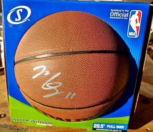 Mike Conley autographed Spalding NBA basketball PSA/DNA Ohio State Timberwolves - AutographsForSale.com