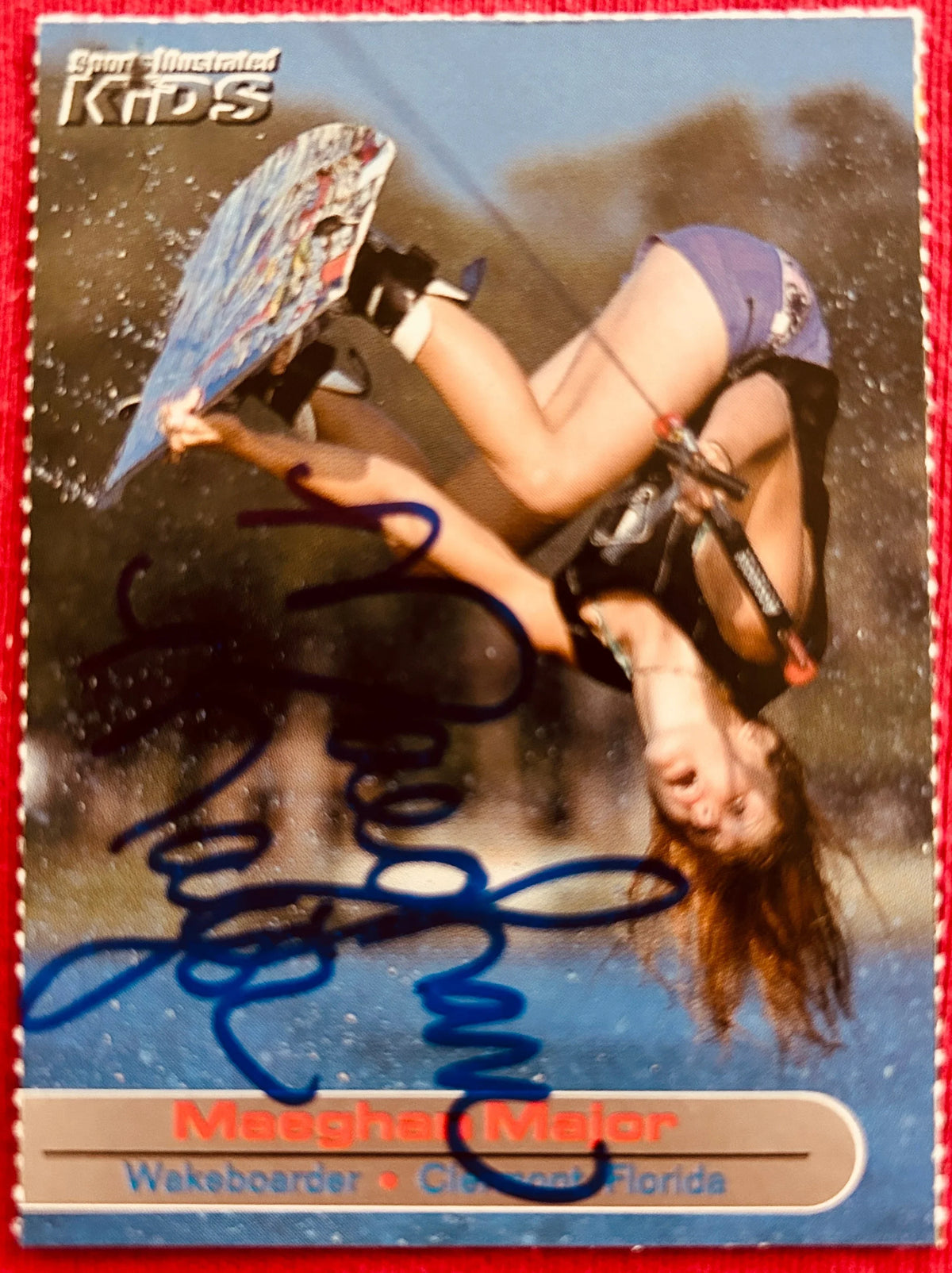 Maeghan Major signed 2001 SI for Kids wakeboarding RC - AutographsForSale.com