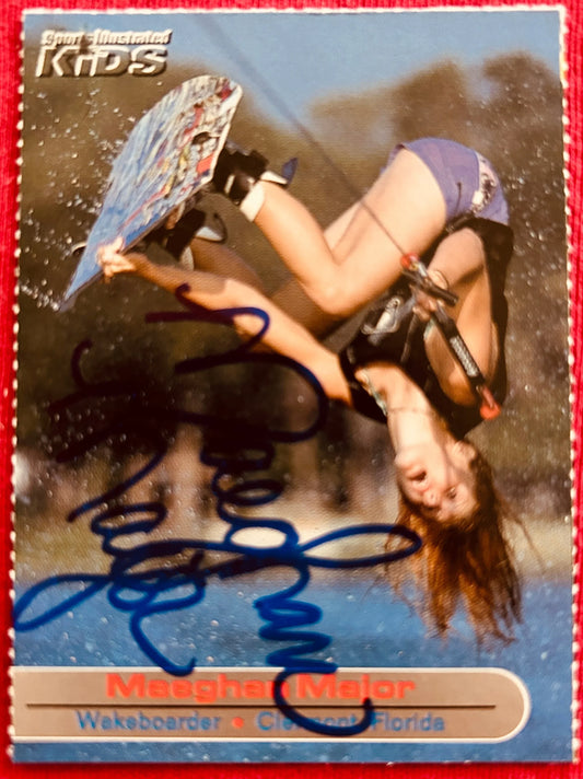 Maeghan Major signed 2001 SI for Kids wakeboarding RC - AutographsForSale.com