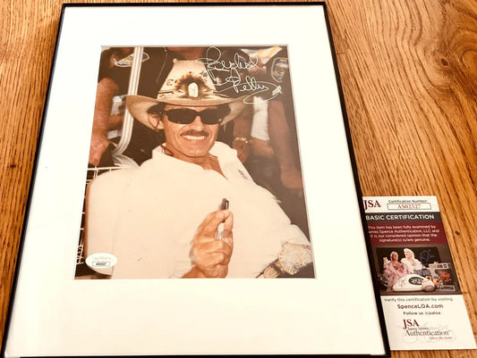 Richard Petty autographed 8x10 portrait photo framed JSA - AutographsForSale.com