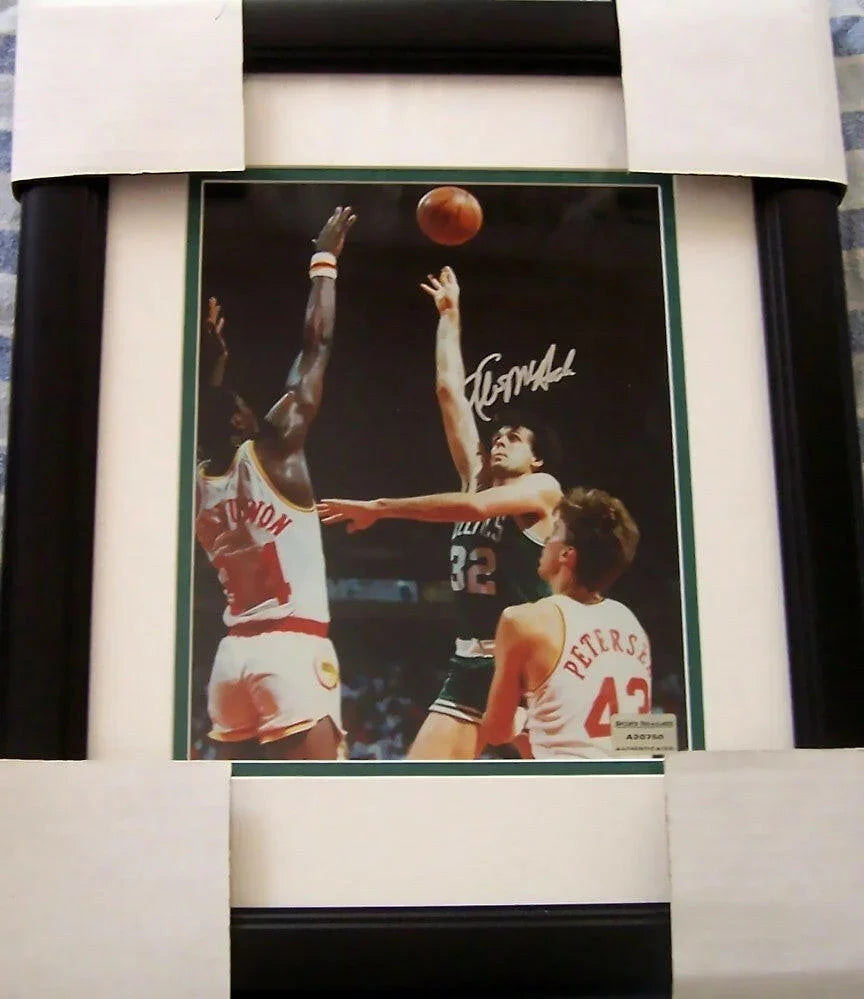 Kevin McHale signed Celtics 8x10 photo double framed - AutographsForSale.com