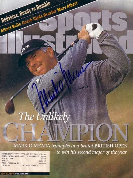Mark O'Meara signed 1998 British Open Champion Sports Illustrated - AutographsForSale.com