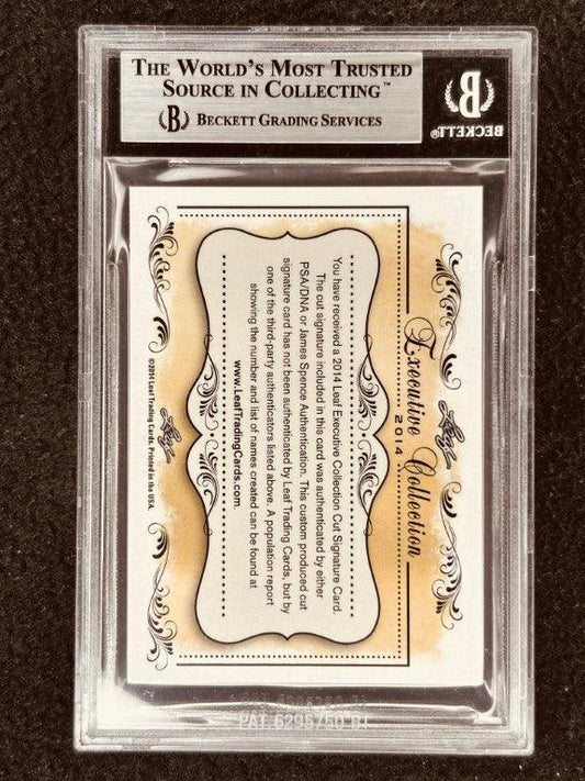 Padraig Harrington 2014 Leaf Masterpiece Cut Signature certified signed golf card 1/1 JSA - AutographsForSale.com