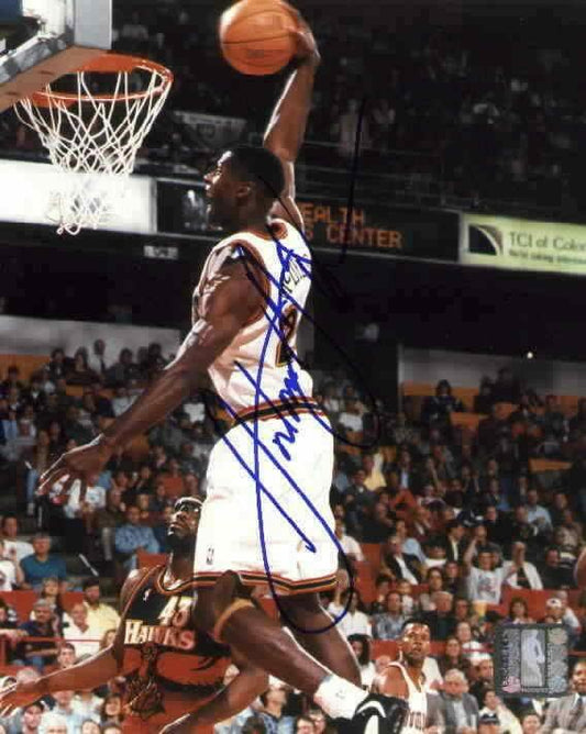 Antonio McDyess autographed Denver Nuggets 8x10 photo - AutographsForSale.com