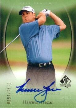 Harrison Frazar certified signed 2004 Upper Deck SP Authentic golf card - AutographsForSale.com