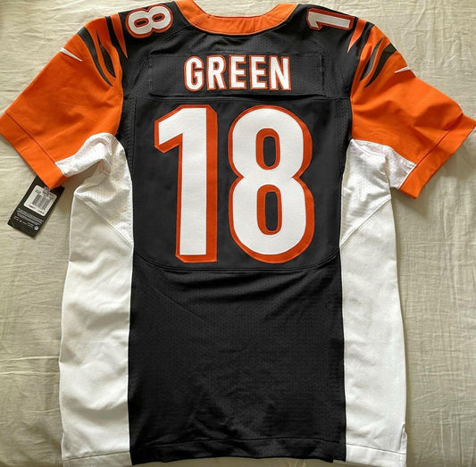 A.J. Green 2012 to 2016 Cincinnati Bengals Nike Elite game model jersey NEW - AutographsForSale.com