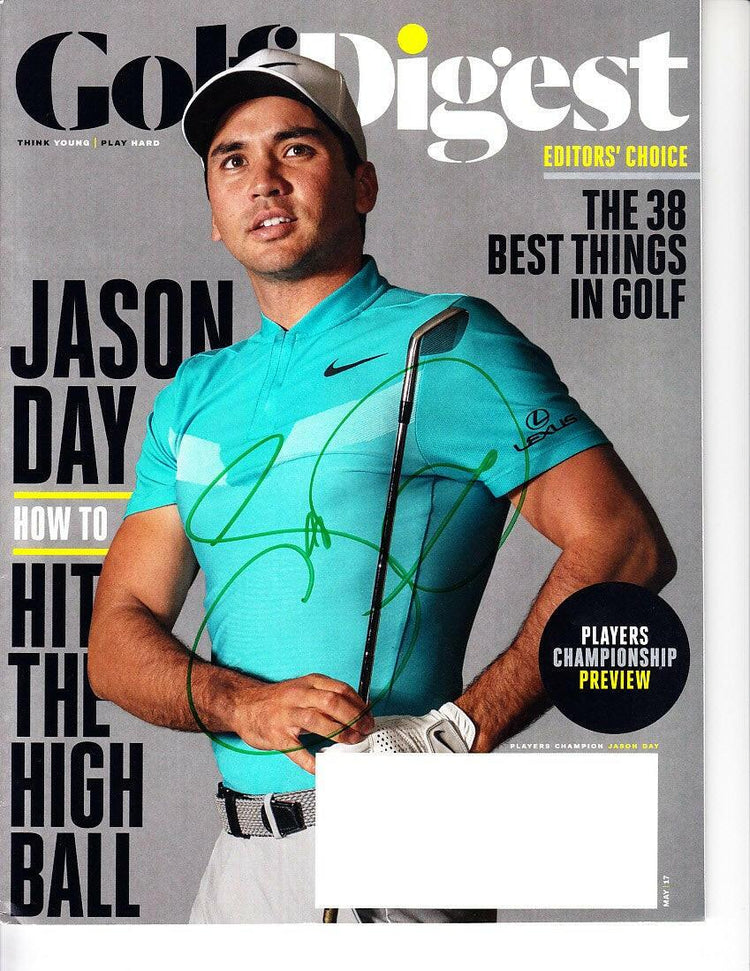 Jason Day autographed May 2017 Golf Digest magazine - AutographsForSale.com