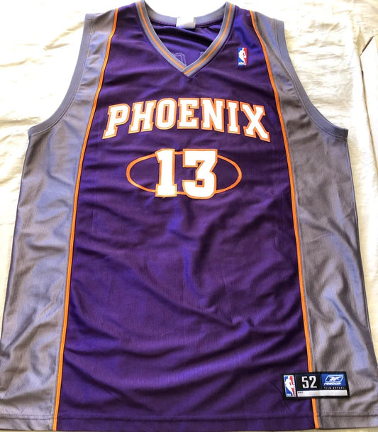 Steve Nash Phoenix Suns 2002-03 Reebok purple game model jersey - AutographsForSale.com