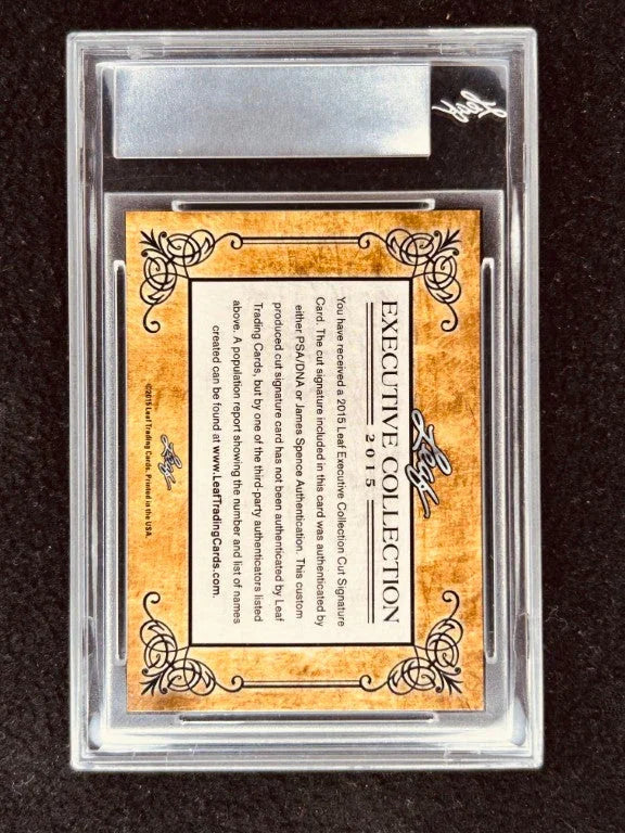 Greg Kinnear 2015 Leaf Masterpiece Cut Signature certified autograph card 1/1 JSA - AutographsForSale.com