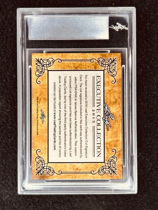 Greg Kinnear 2015 Leaf Masterpiece Cut Signature certified autograph card 1/1 JSA - AutographsForSale.com