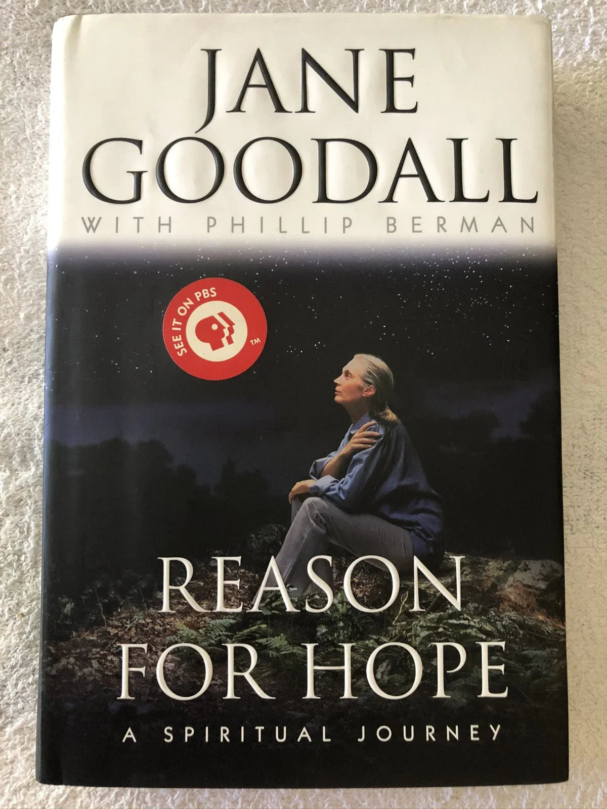 Jane Goodall autographed Reason for Hope hardcover 1st edition book JSA - AutographsForSale.com