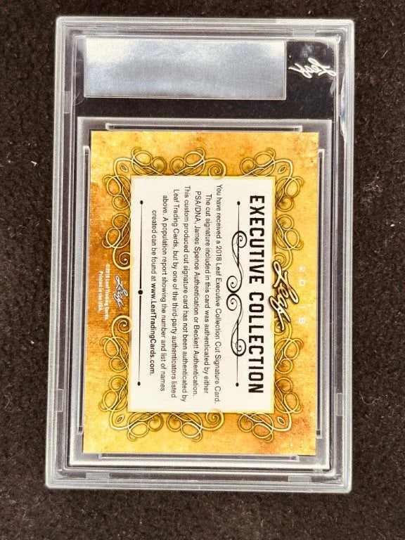 Chris Wondolowski 2018 Leaf Masterpiece Cut Signature certified signed card 1/1 JSA MLS - AutographsForSale.com