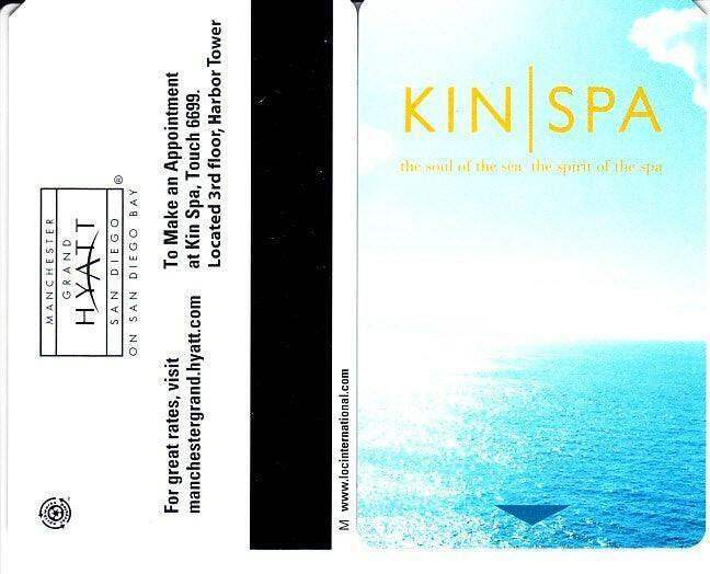 Manchester Grand Hyatt San Diego hotel room key (Kin Spa) - AutographsForSale.com