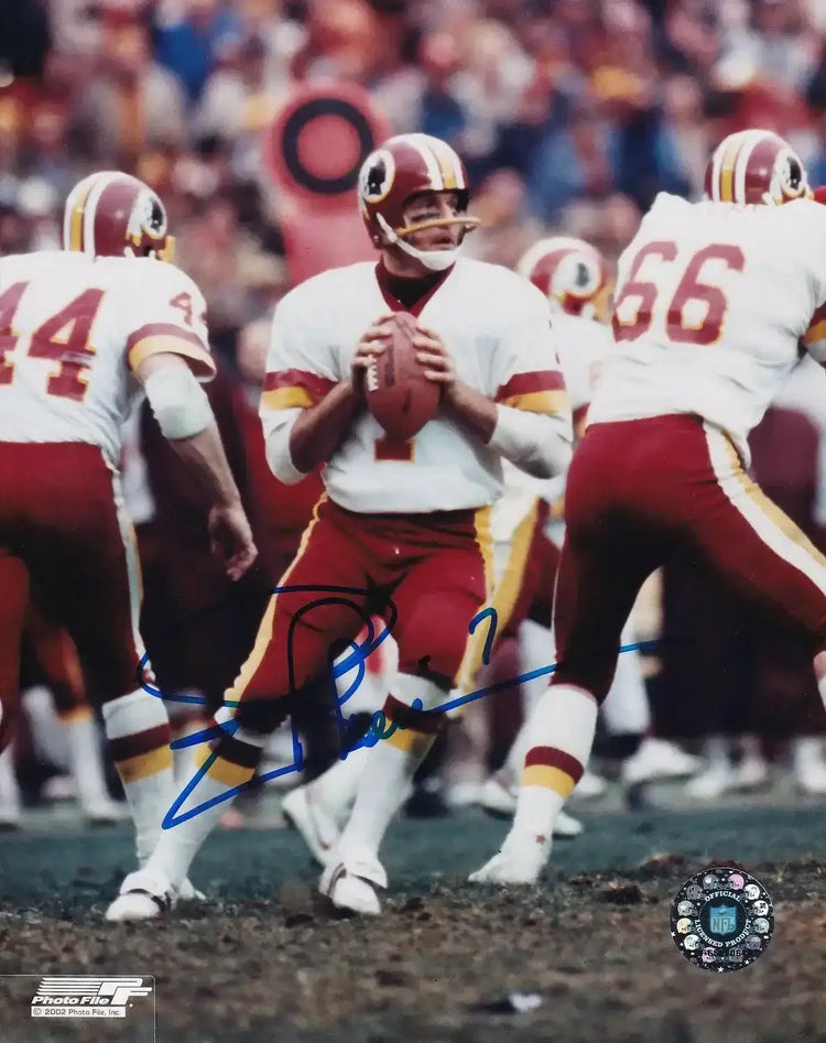 Joe Theismann autographed Washington Redskins 8x10 photo - AutographsForSale.com