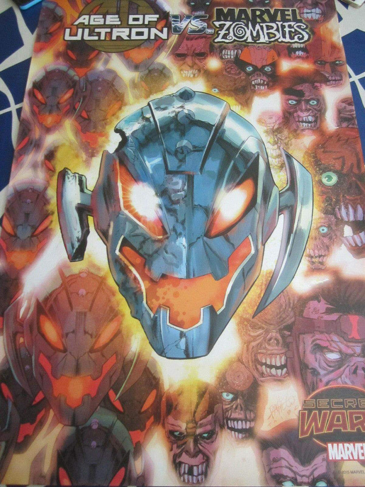 Age of Ultron vs Marvel Zombies 2015 Secret Wars 24x36 Marvel Comics poster - AutographsForSale.com