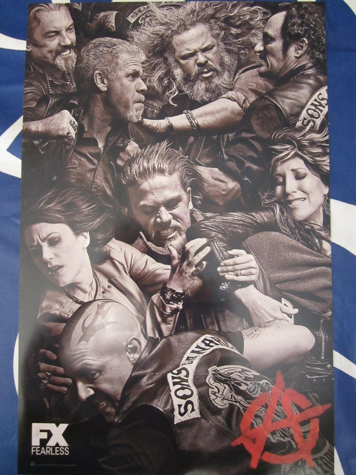 Sons of Anarchy cast 2014 SDCC mini poster - AutographsForSale.com