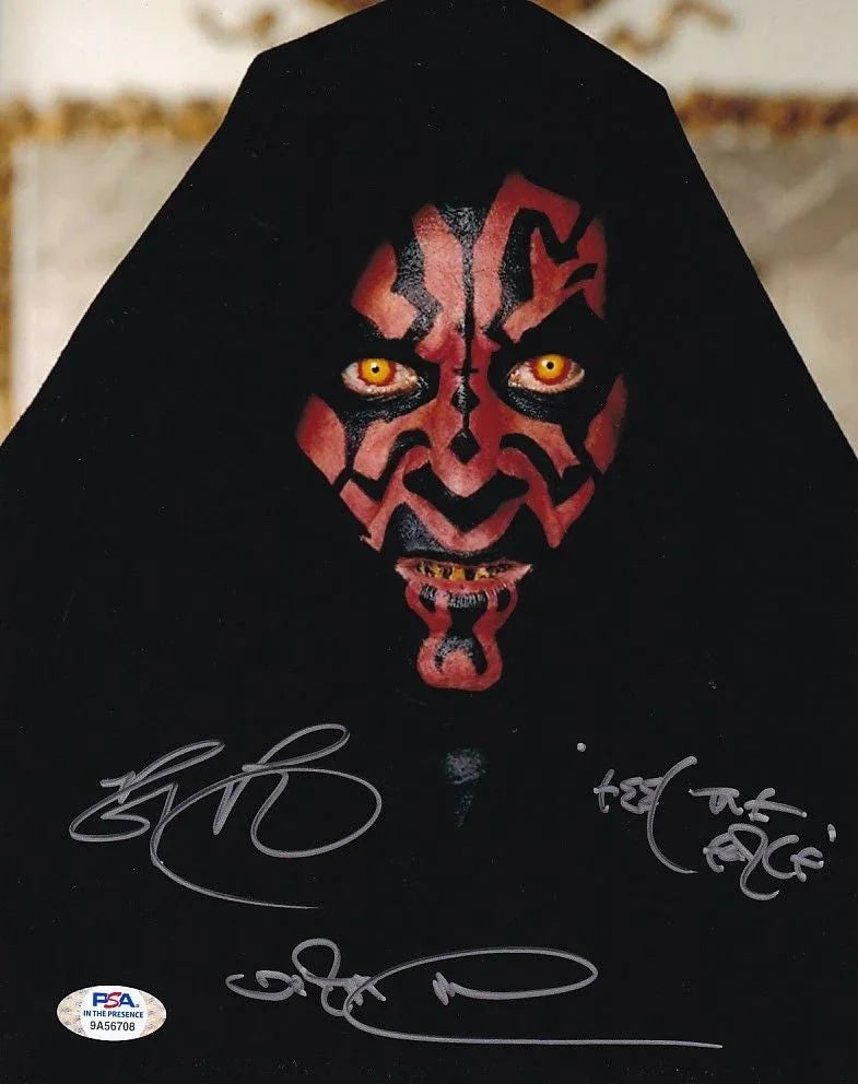 Ray Park signed Star Wars Episode I Darth Maul 8x10