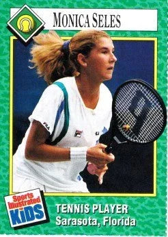 Monica Seles 1990 Sports Illustrated for Kids tennis Rookie Card - AutographsForSale.com