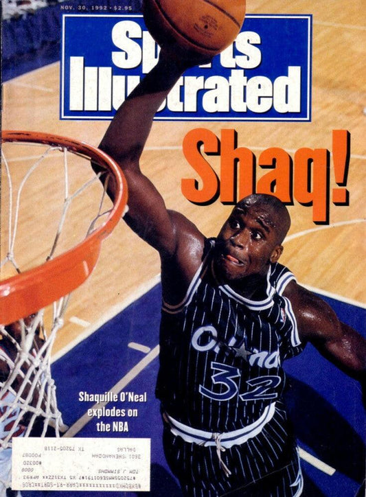 Shaquille O'Neal Orlando Magic 1992 Sports Illustrated magazine - AutographsForSale.com