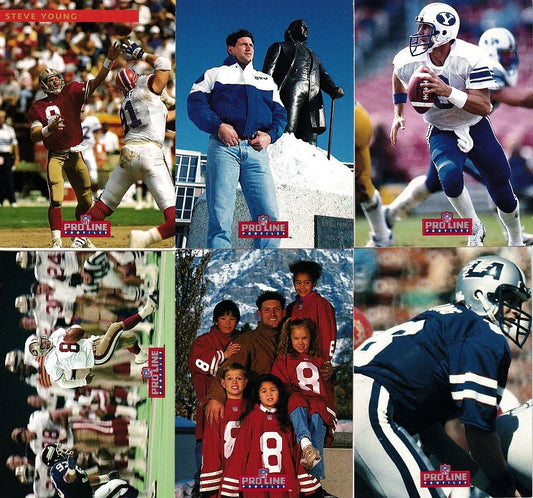 Steve Young SF 49ers 1993 Pro Line Profiles near set - AutographsForSale.com