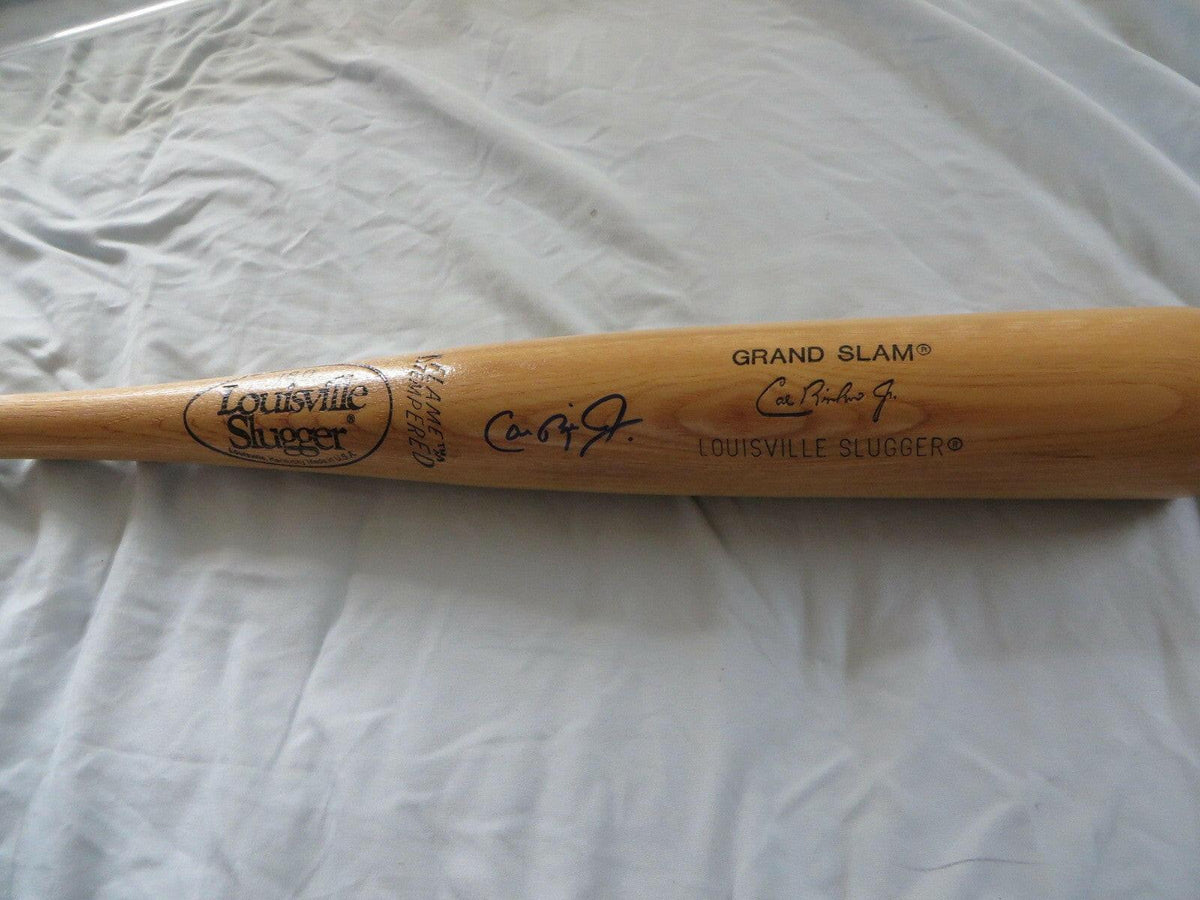 Cal Ripken autographed Baltimore Orioles Louisville Slugger Grand Slam Baseball Bat JSA - AutographsForSale.com