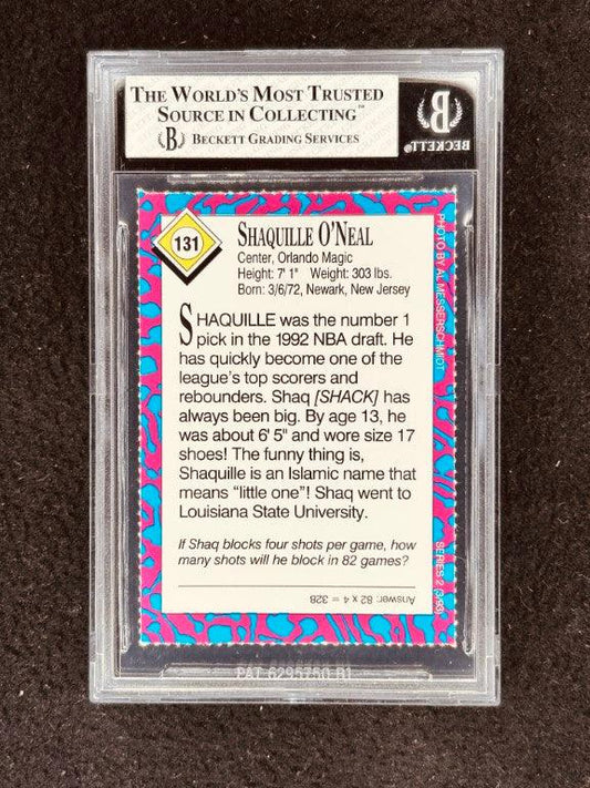 Shaquille O'Neal Orlando Magic 1993 SI for Kids card BGS 7 - AutographsForSale.com