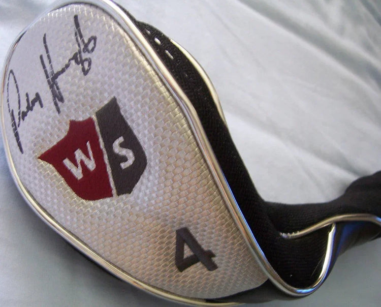 Padraig Harrington autographed Wilson Staff head cover - AutographsForSale.com