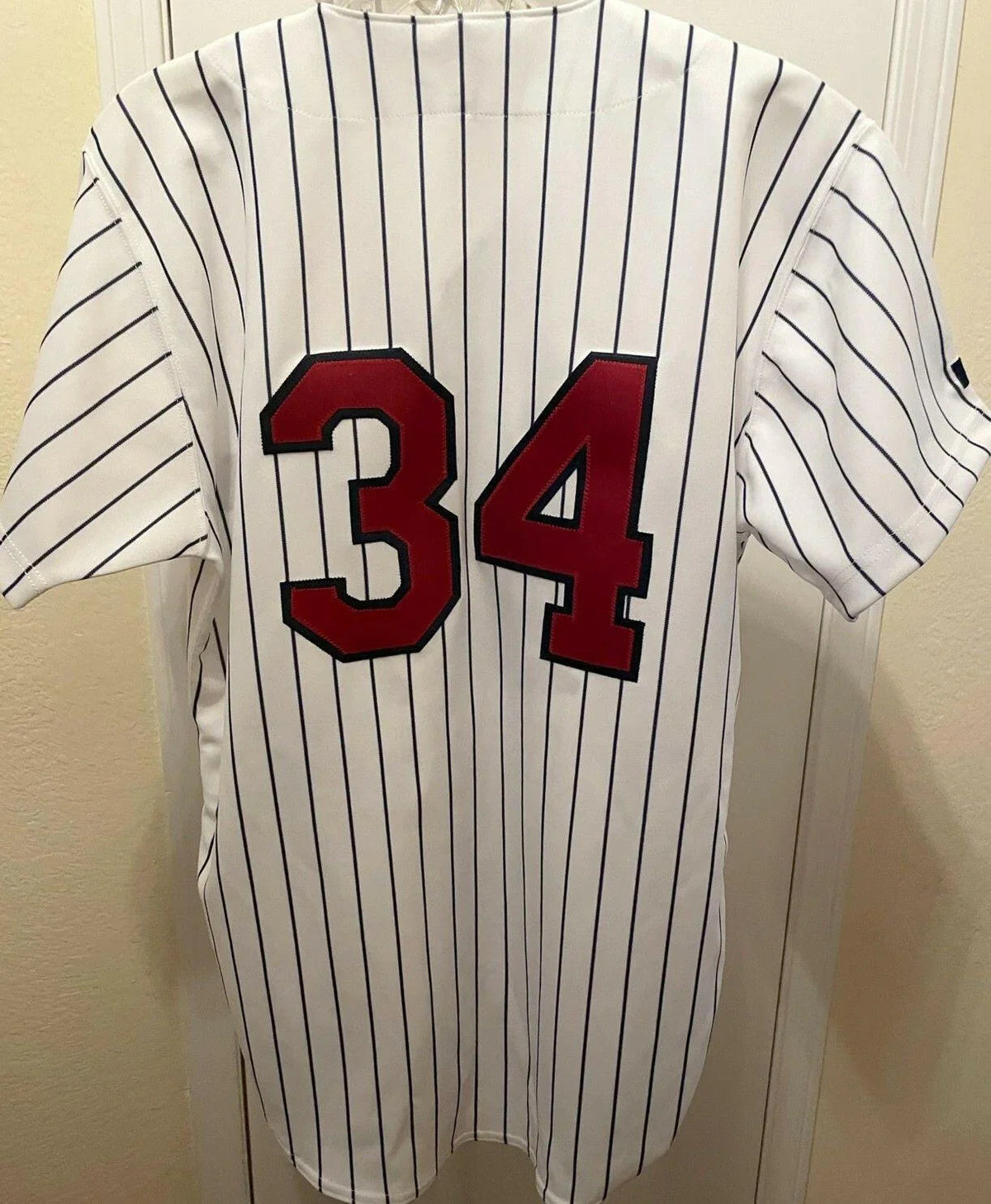 Kirby puckett Minnesota Twins Early 1990s Authentic Russell Athletic stitched game model white jersey - AutographsForSale.com
